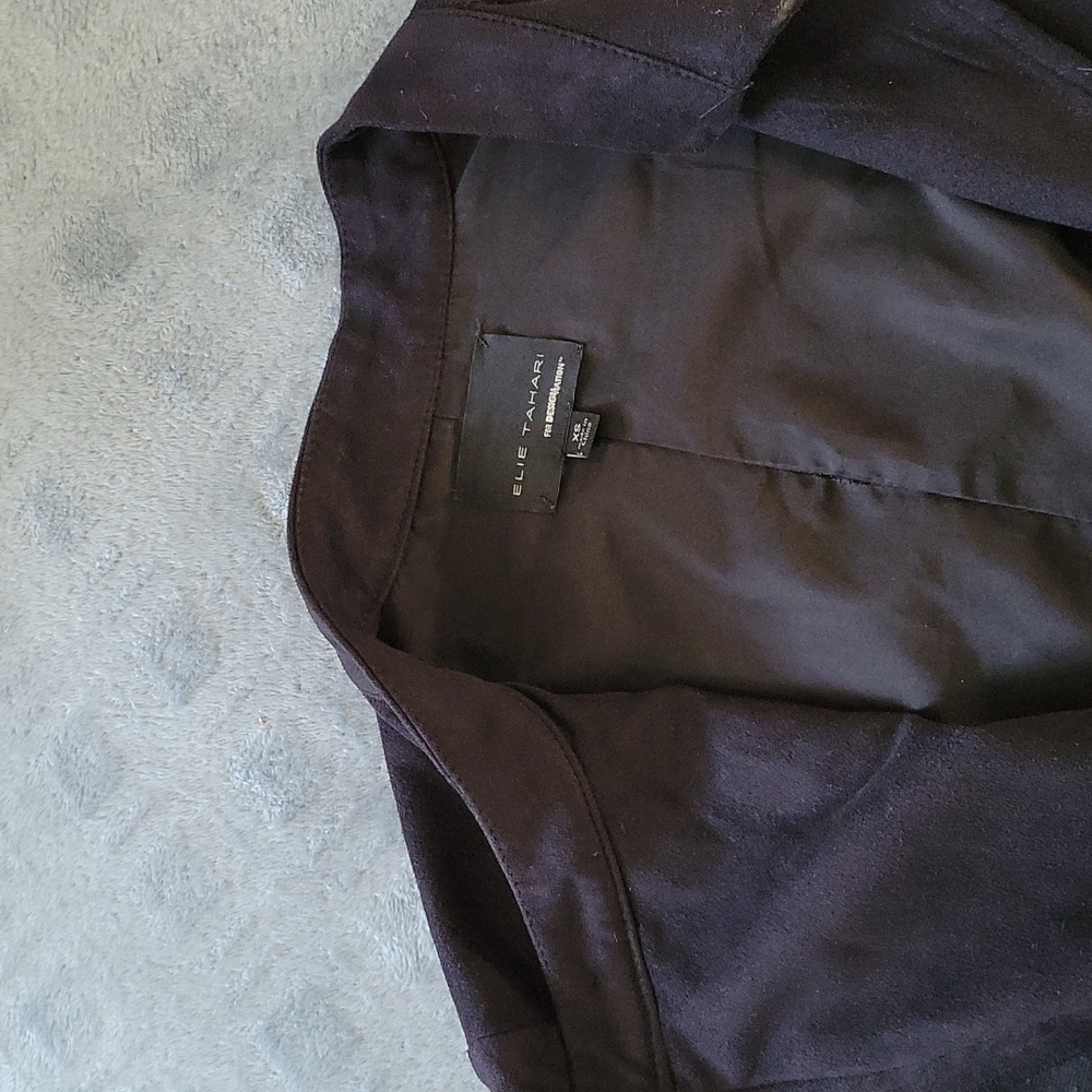 Elie Tahari Black Zip Jacket - Picture 8 of 11